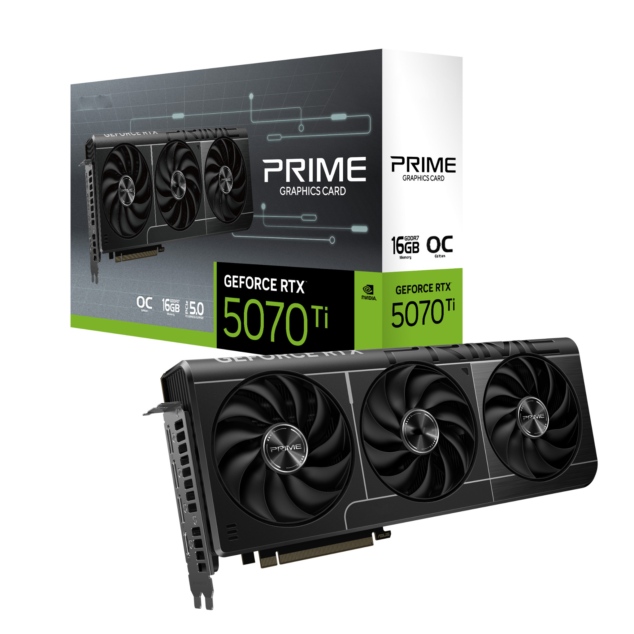 2025 Neue PRIME GeForce RTX 50 – Triple Fan Gaming Graphics Card 16Gb Bewertung und Preis