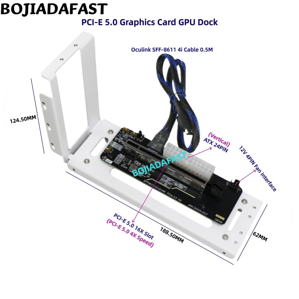 PCI-E 5.0 X4 OCuLink Externe G – Oculink Egpu Dock Graphics Card Bewertung und Preis