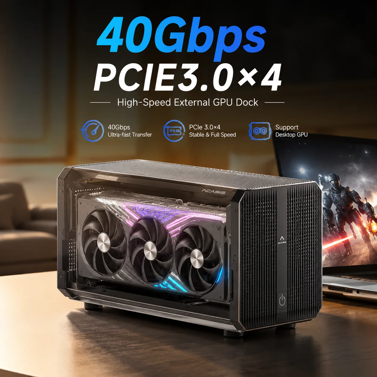 Acasis 40Gbps eGPU-Gehäuse mit – Thunderbolt 4 External Gpu Enclosure Bewertung und Preis